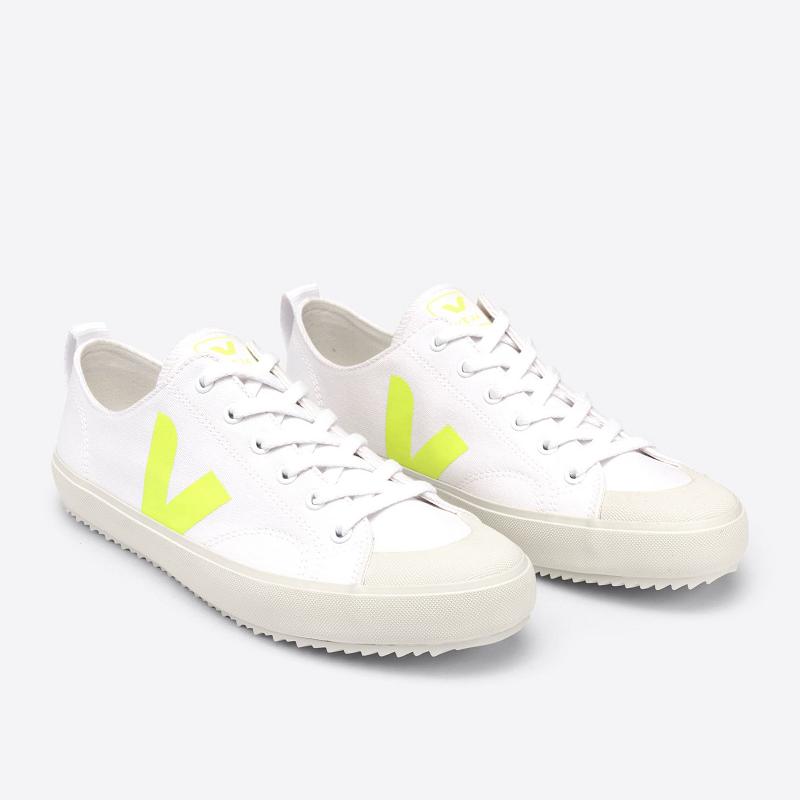 Zapatillas Veja Hombre Madrid - Nova Tenis Blancas Canvas ES4552111